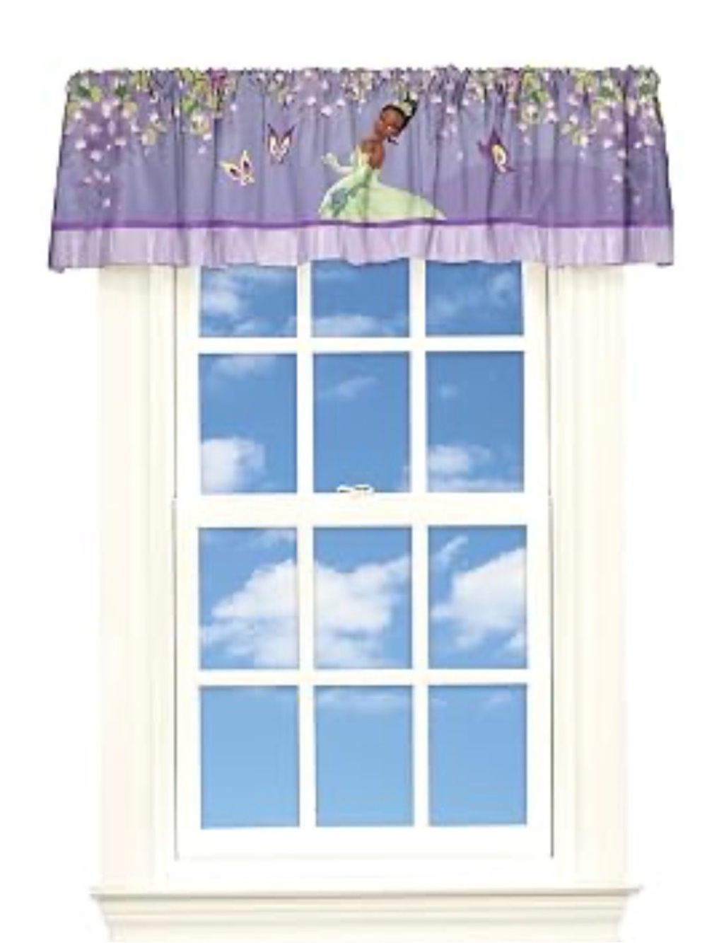 Disney Princess Tiana Satin Like Window Valance The Princess and the Frog